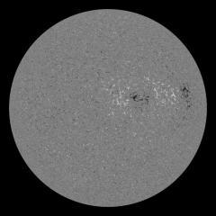 Image of Sun's magnetic field