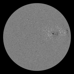 Image of Sun's magnetic field