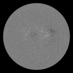 Image of Sun's magnetic field