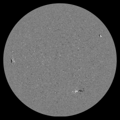 Image of Sun's magnetic field