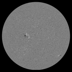 Image of Sun's magnetic field