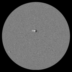 Image of Sun's magnetic field