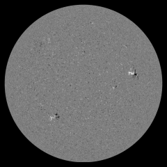 Image of Sun's magnetic field