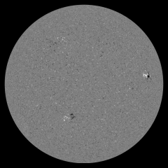 Image of Sun's magnetic field