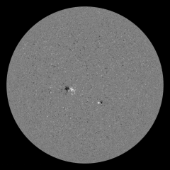 Image of Sun's magnetic field