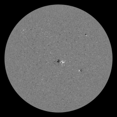 Image of Sun's magnetic field