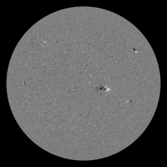 Image of Sun's magnetic field