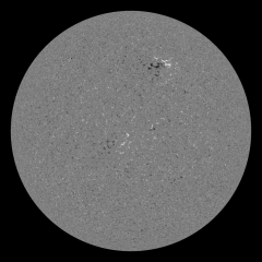 Image of Sun's magnetic field