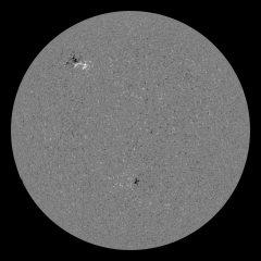 Image of Sun's magnetic field