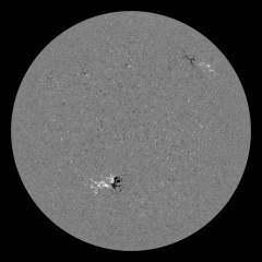 Image of Sun's magnetic field