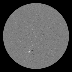 Image of Sun's magnetic field