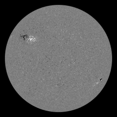 Image of Sun's magnetic field