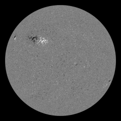 Image of Sun's magnetic field