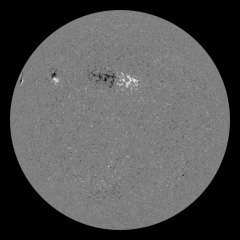 Image of Sun's magnetic field