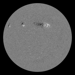 Image of Sun's magnetic field