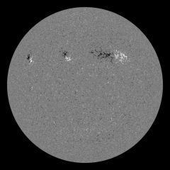 Image of Sun's magnetic field