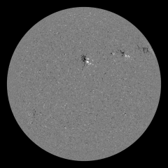 Image of Sun's magnetic field