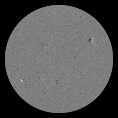 Image of Sun's magnetic field