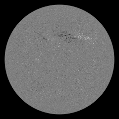 Image of Sun's magnetic field