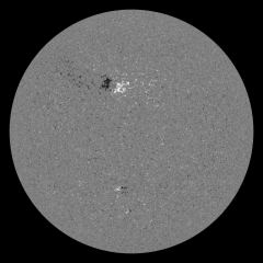 Image of Sun's magnetic field