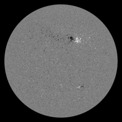 Image of Sun's magnetic field