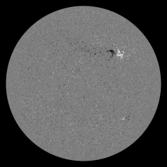 Image of Sun's magnetic field