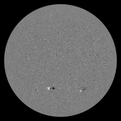 Image of Sun's magnetic field