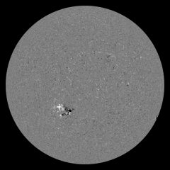 Image of Sun's magnetic field