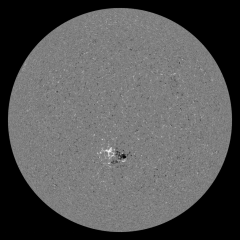 Image of Sun's magnetic field