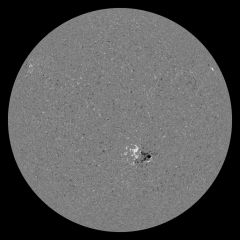 Image of Sun's magnetic field