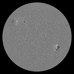 Image of Sun's magnetic field