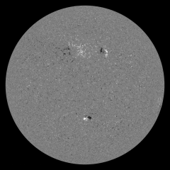 Image of Sun's magnetic field