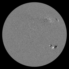 Image of Sun's magnetic field