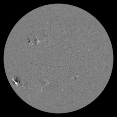 Image of Sun's magnetic field