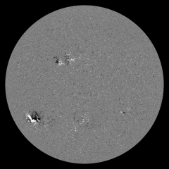 Image of Sun's magnetic field