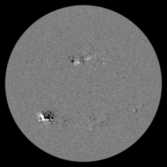 Image of Sun's magnetic field