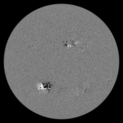 Image of Sun's magnetic field