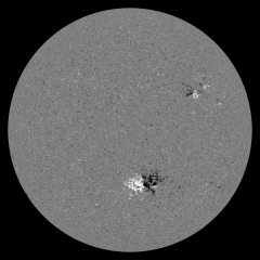 Image of Sun's magnetic field