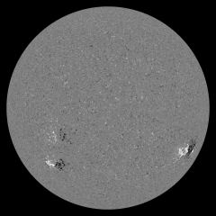 Image of Sun's magnetic field