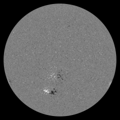 Image of Sun's magnetic field