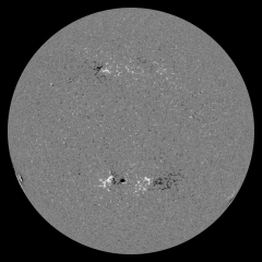 Image of Sun's magnetic field