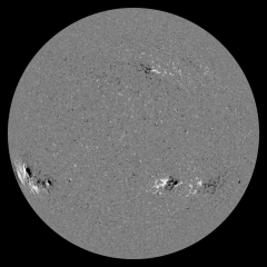 Image of Sun's magnetic field