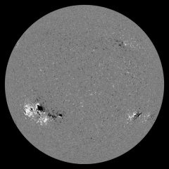 Image of Sun's magnetic field