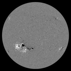 Image of Sun's magnetic field