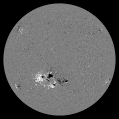 Image of Sun's magnetic field