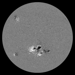 Image of Sun's magnetic field