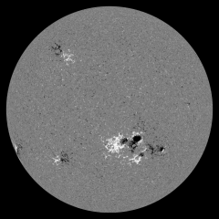 Image of Sun's magnetic field