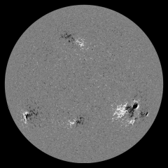 Image of Sun's magnetic field