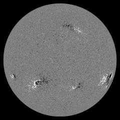 Image of Sun's magnetic field