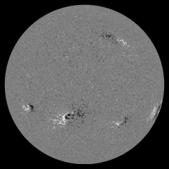 Image of Sun's magnetic field